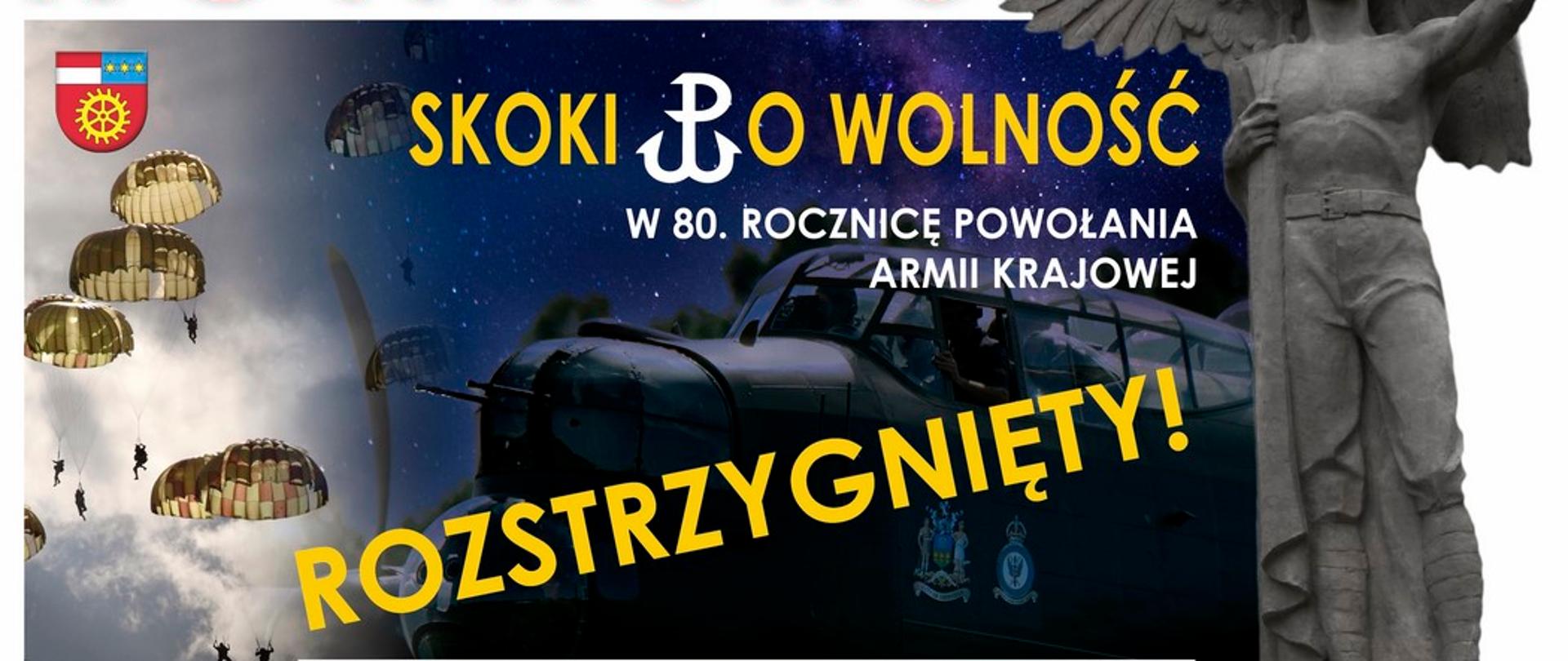 Plakat konkursu Skoki po Wolność rozstrzygnięty
