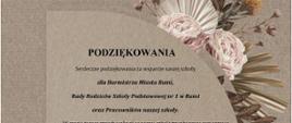 PODZIĘKOWANIA