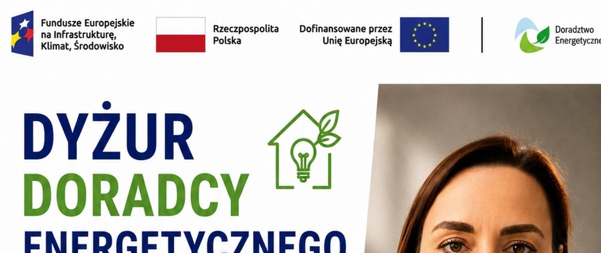 informacja o Dyżurze Doradcy Energetycznego w treści wiadomości.