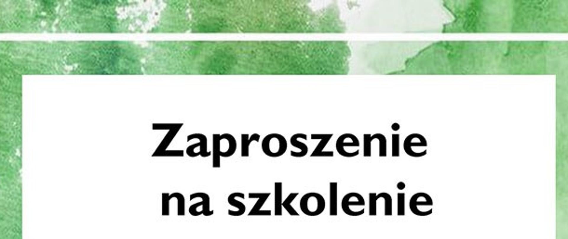 zaproszenie na szkolenie 