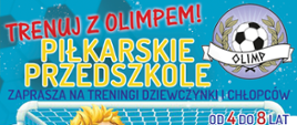 Plakat - Piłkarskie przedszkole