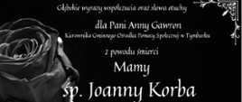 Kondolencje 