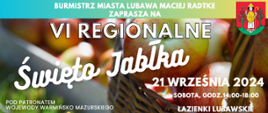 plakat na VI Regionalne Święto Jabłka i Witaminy
Szkolne