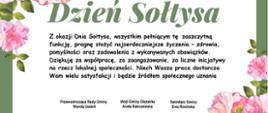 Życzenia Dzień Sołtysa