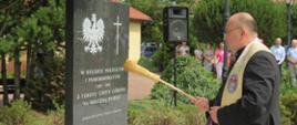 Poświęcenie odrestaurowanego pomnika