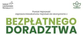 Plakat promujący bezpłatne doradztwo