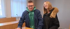 Wizyta w sądzie klasy VIIa, poznawanie zawodów związanych z sądownictwem. 