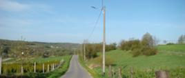 Oświetlenie drogi Lubenia-Horodna