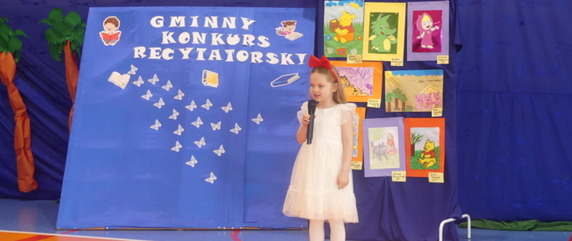 Gminny Konkurs Recytatorski
,,Przyroda w poezji"