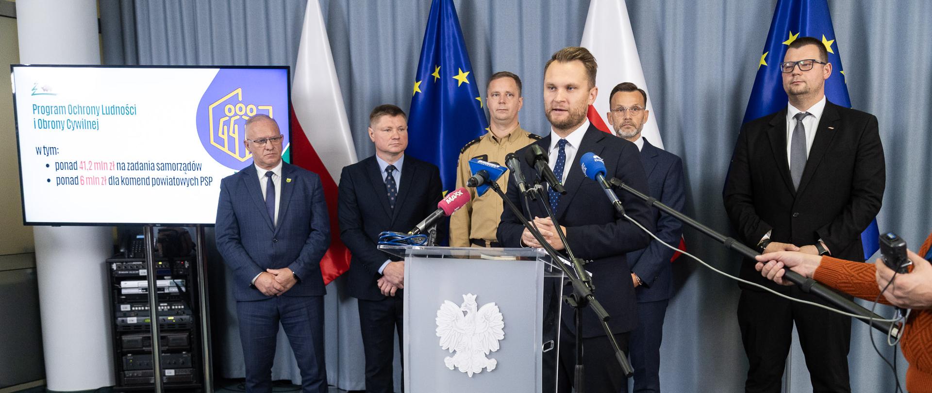 Konferencja prasowa - przy głosie Poseł na Sejm Krzysztof Truskolaski.