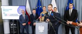 Konferencja prasowa - przy głosie Poseł na Sejm Krzysztof Truskolaski.