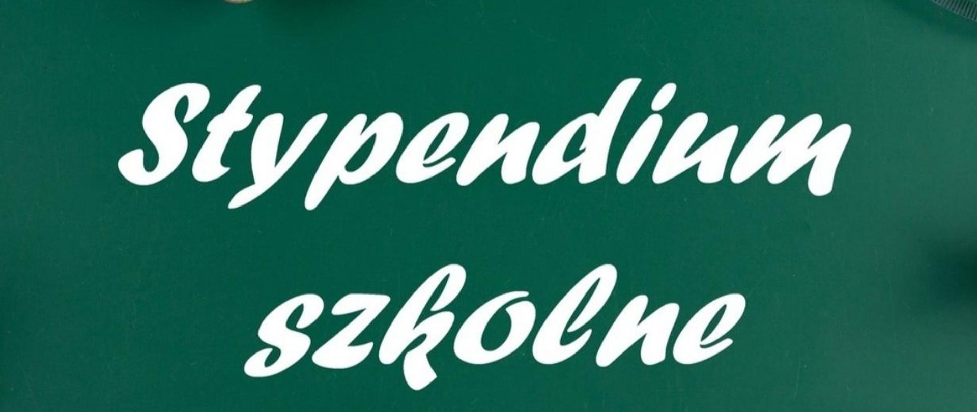 Stypendium szkolne