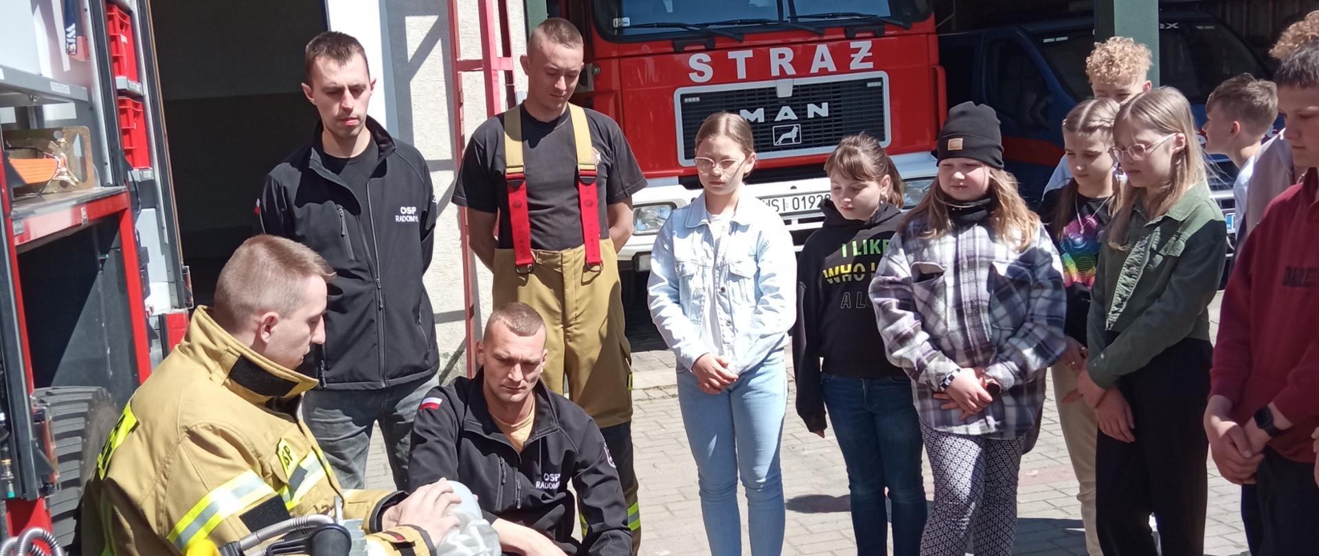 Wizyta klas 4 -6 w OSP - 11.05.2023