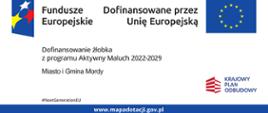 Fundusze Europejskie Dofinansowane przez Unię Europejską
Dofinansowanie żłobka z programu Aktywny Maluch 2022-2029 Miasto i Gmina Mordy
#NextGenerationEU www.mapadotacji.gov.pl
KRAJOWY PLAN ODBUDOWY