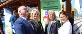 Starosta Hajnowski z dyrekcją Zespołu Szkół Zawodowych