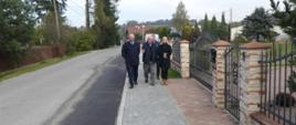 odbiór zmodernizowanej drogi w Przysiekach