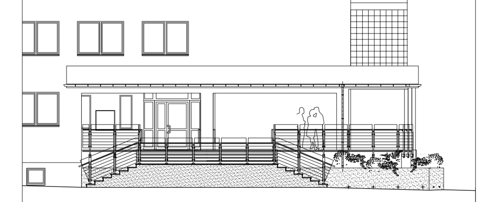 Projekt przebudowy schodów do budynku Starostwa przy ul. Mickiewicza 46 w Bielsku Podlaskim