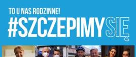 Plakat promujący akcję "Szczepimy się"