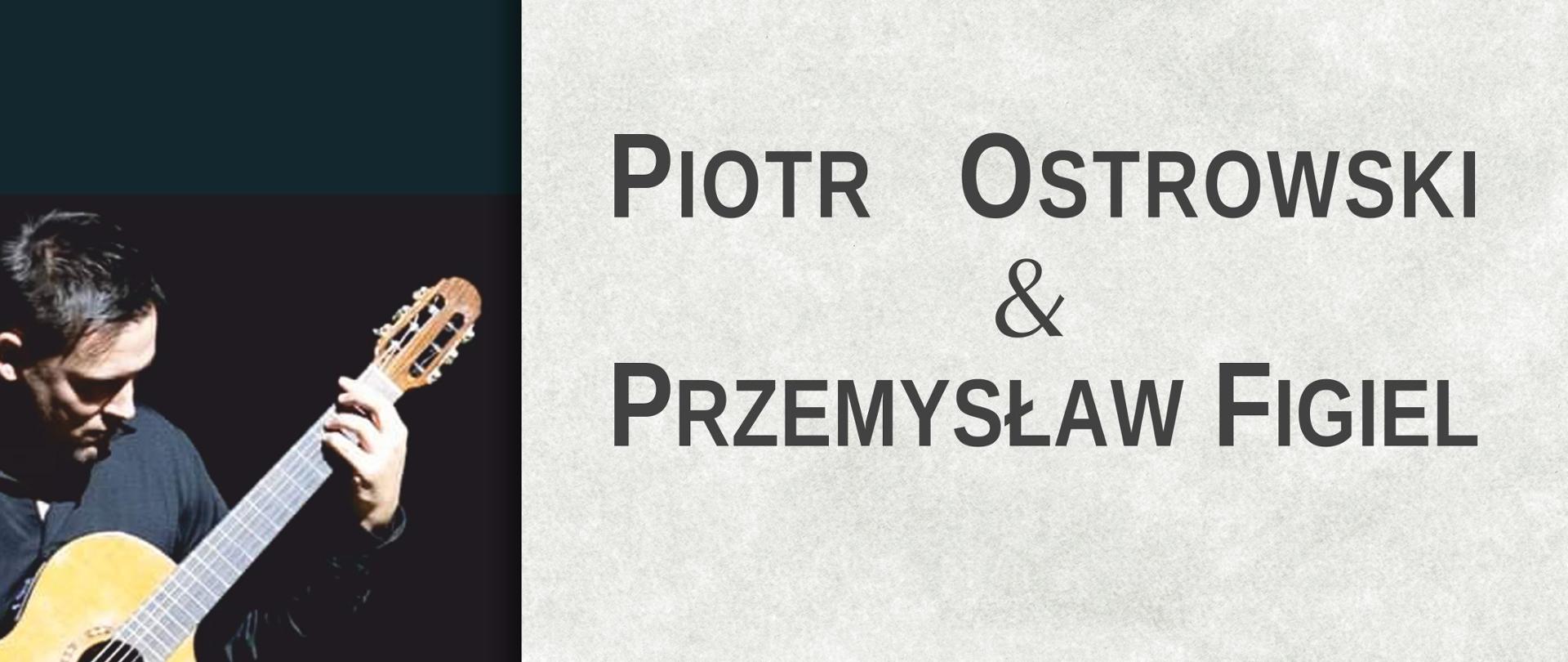 Na szaro - czarnym tle zdjęcie artystów, obok zdjęcia informacje organizacyjne (zawarte w artykule)
