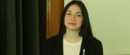 Jedna z nagrodzonych uczennic