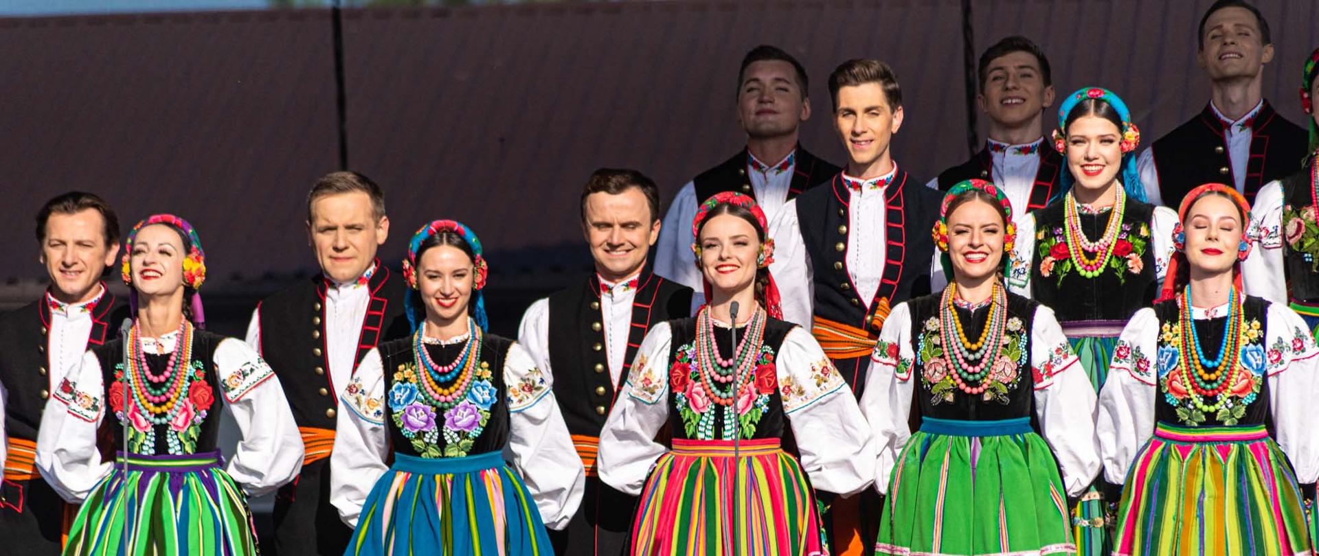 Występ zespołu "Mazowsze"