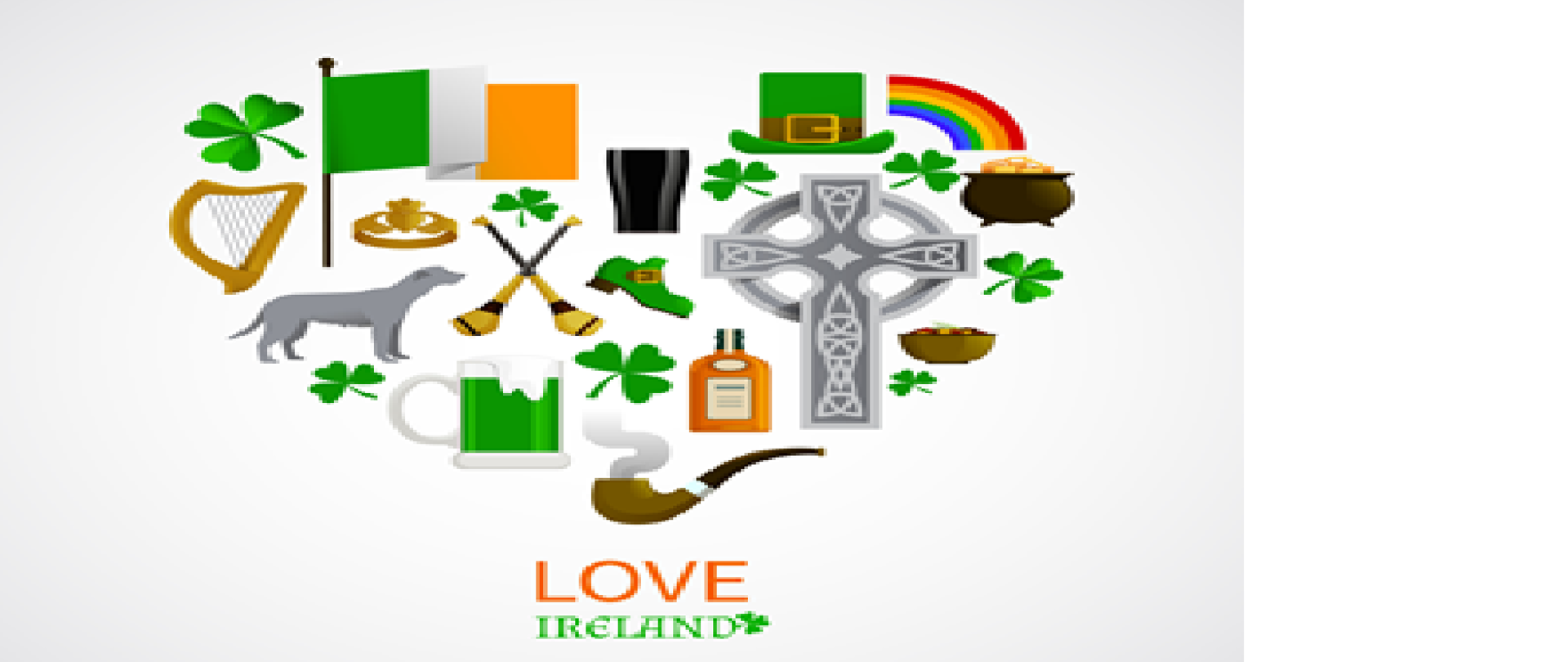 plakat- kocham Irlandię