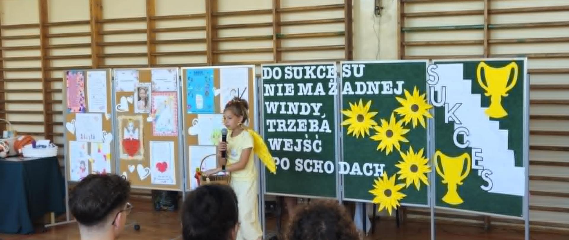 Występ uczennicy - Małgosi