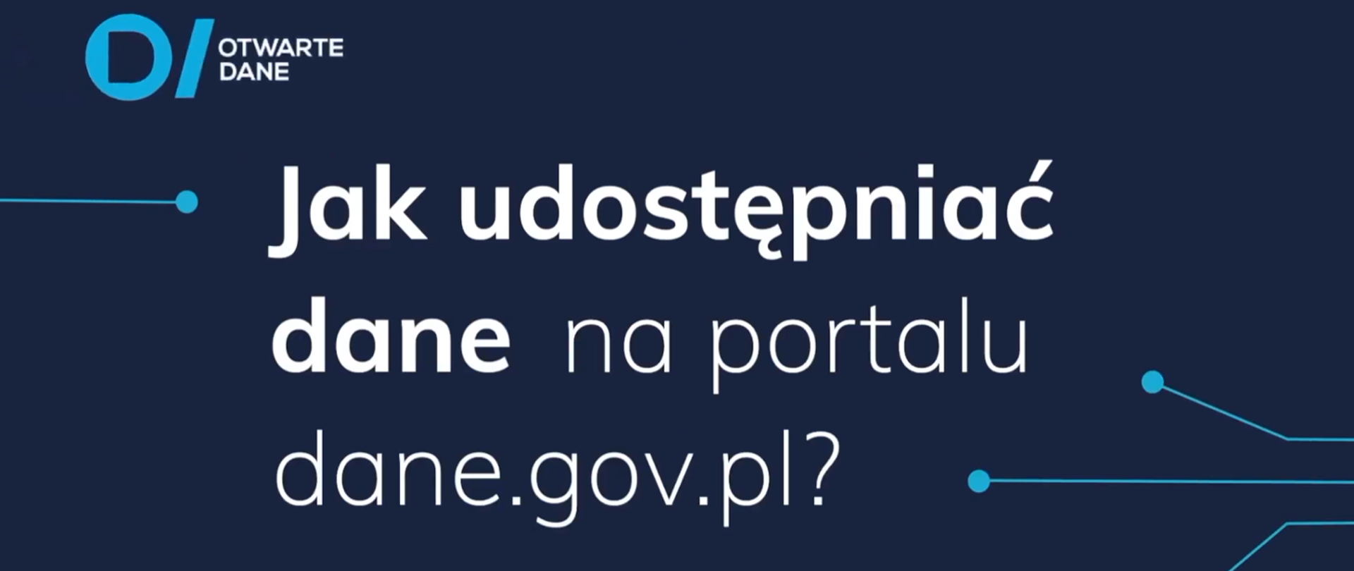 Szkolenie - Jak udostępniać dane na portalu