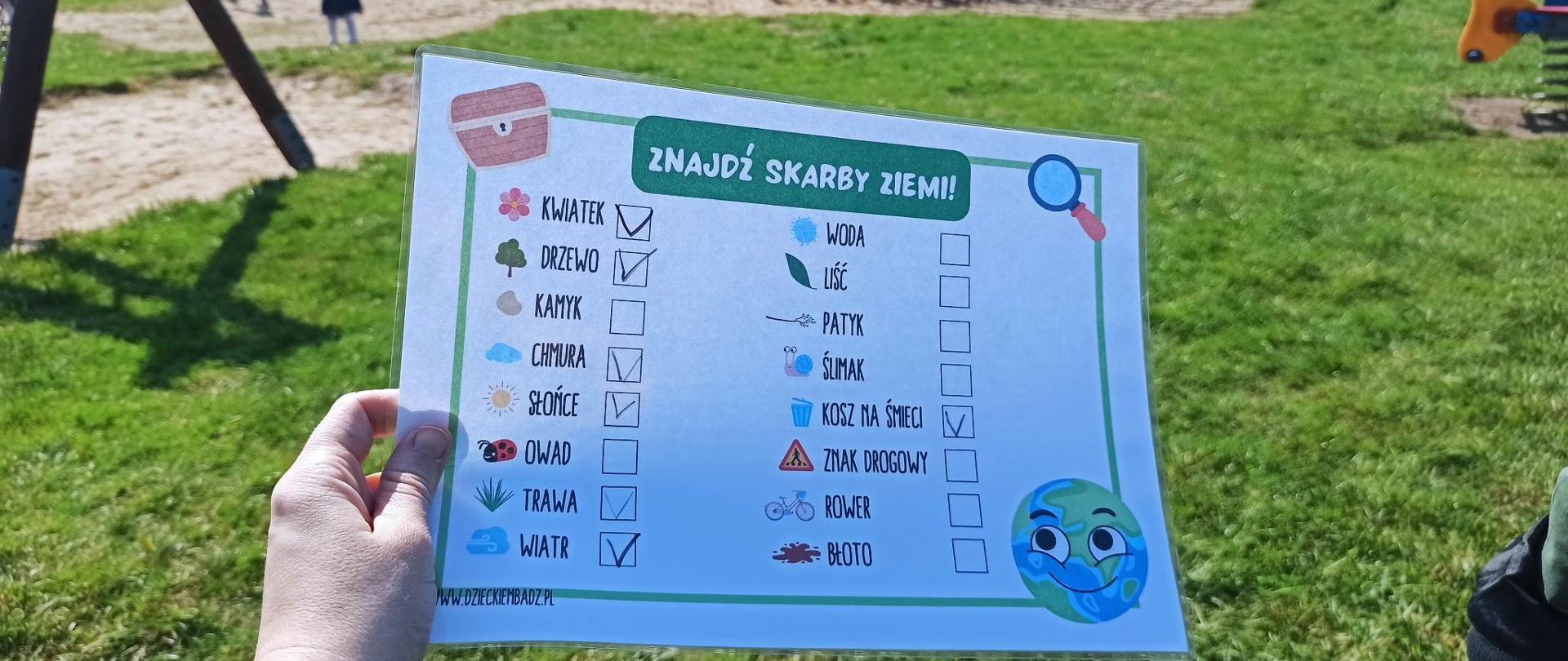 3-latki szukają skarbów Ziem