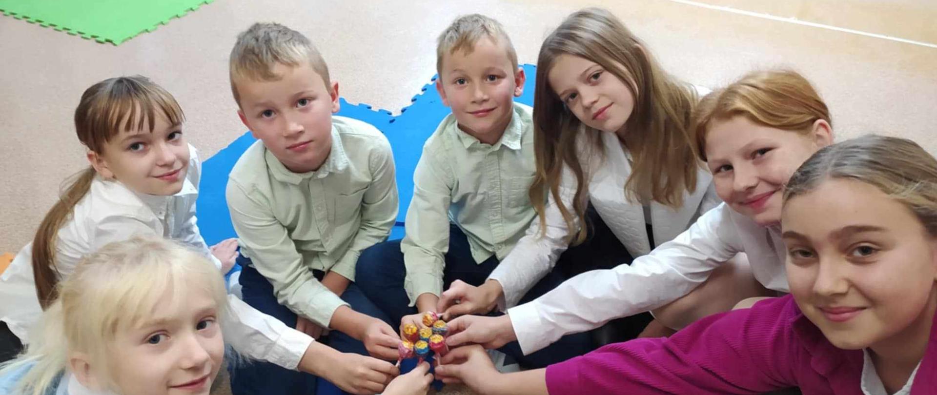 Spotkanie z Hiszpanią w szkolnej świetlicy.