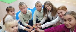 Spotkanie z Hiszpanią w szkolnej świetlicy.