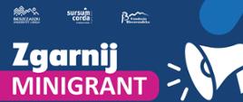 Plakat informacyjny dot. minigrantów Fundusz Inicjatyw MRW — Działam, bo lubię!