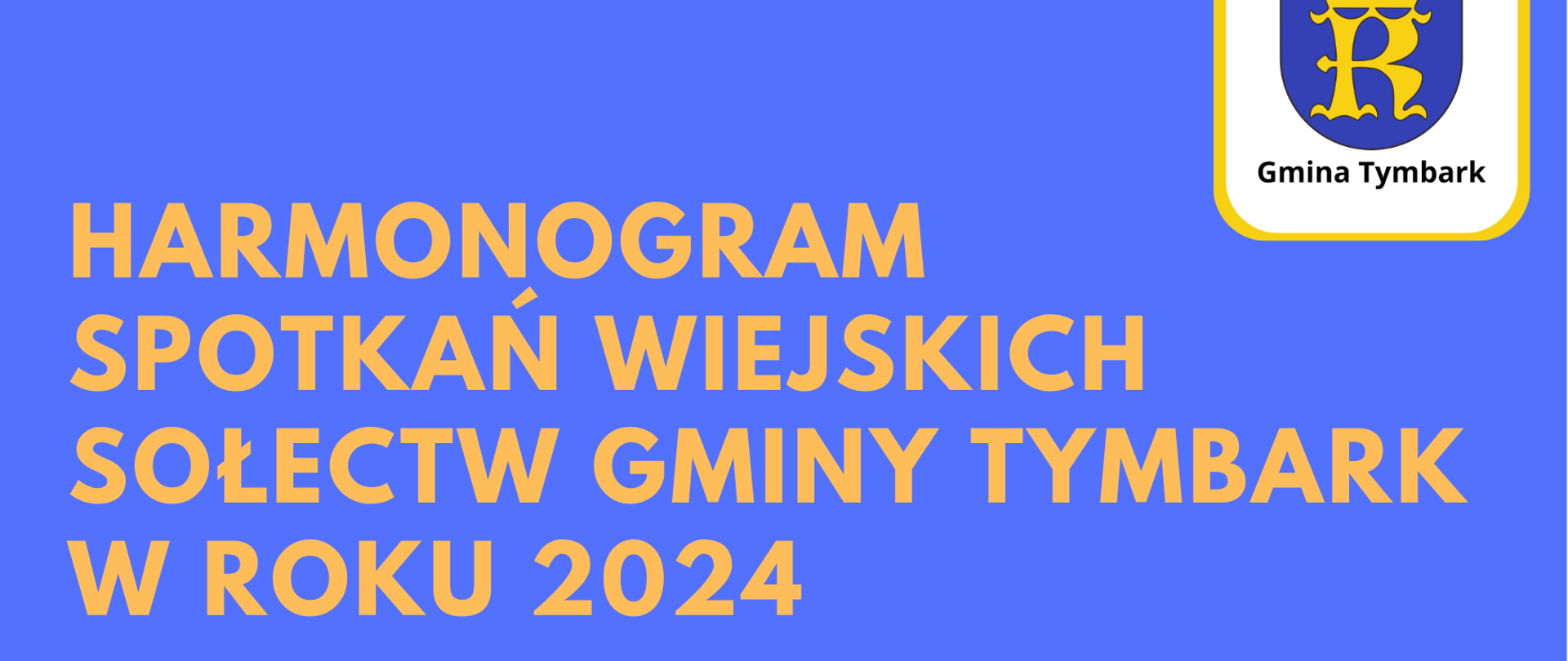 Harmonogram zebrań wiejskich 
