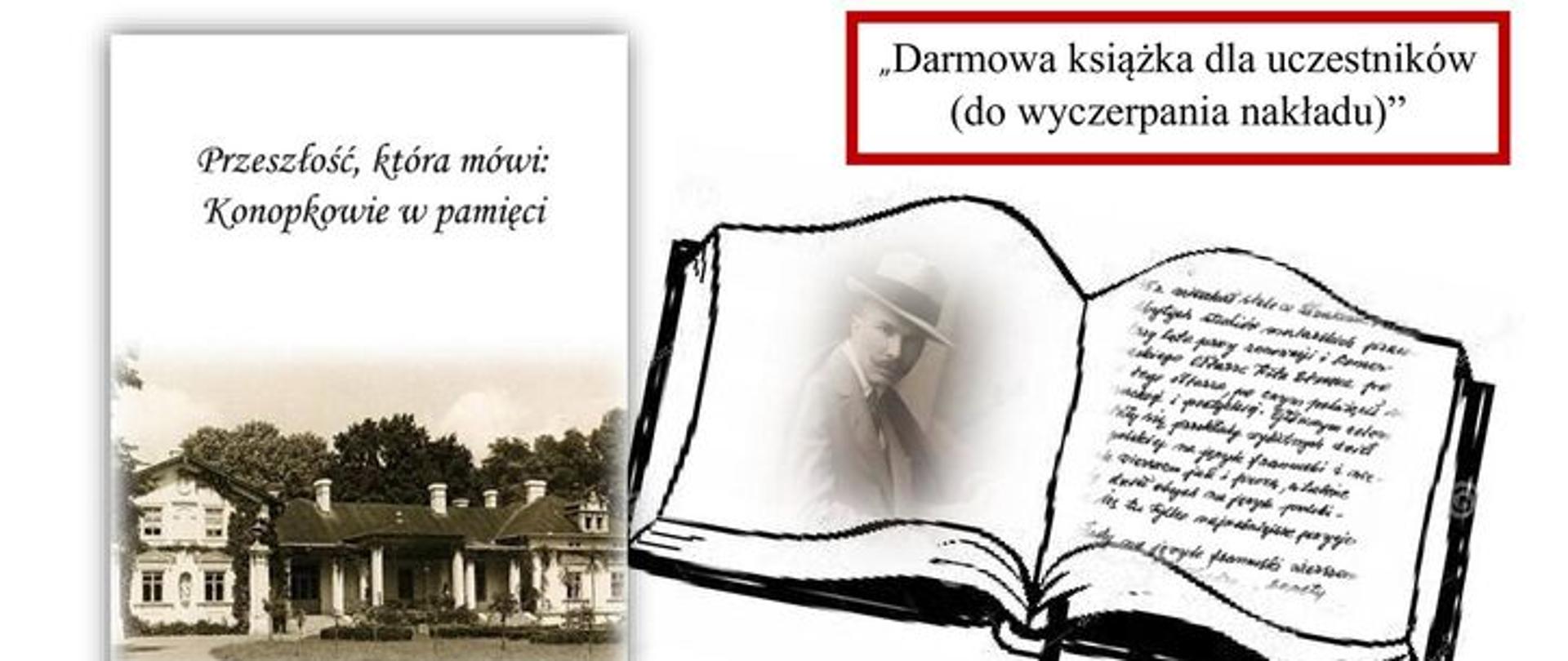 Plakat zapraszający na spotkanie promujące książkę 