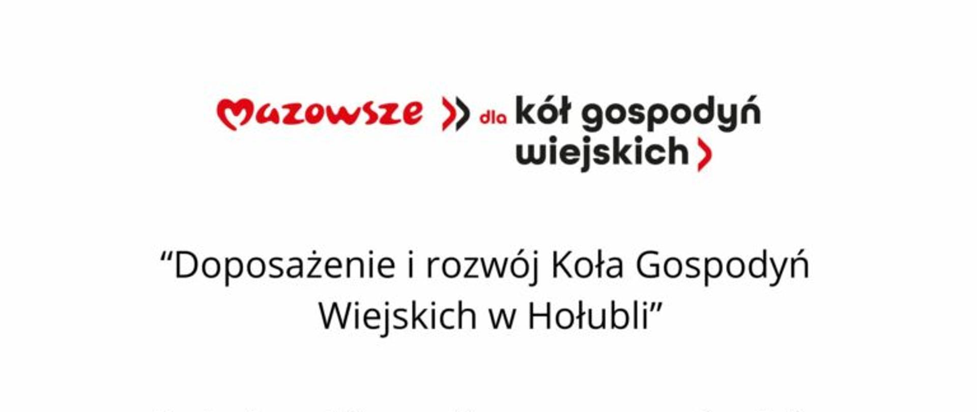Koło Gospodyń Wiejskich w Hołubli 