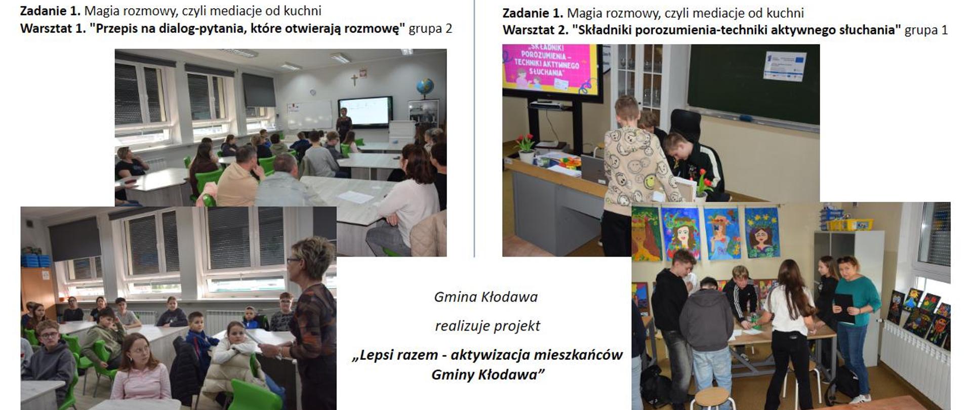 Zadanie: Magia rozmowy, czyli mediacje od kuchni – warsztaty