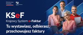 Plakat promujący dzień otwarty z KSeF