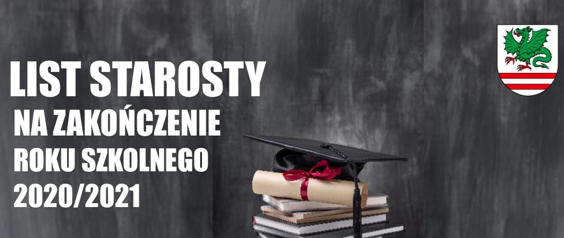 List Starosty na zakończenie roku szkolnego 2020/2021 