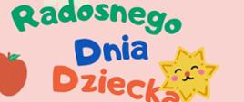 Wszystkiego najlepszego z okazji Dnia Dziecka! Dużo uśmiechu, zabawy i samych pięknych przygód. Niech ten dzień będzie radosny, wyjątkowy i pełen dobrej energii!
Dyrektor i Pracownicy Powiatowego Centrum Pomocy Rodzinie w Kutnie