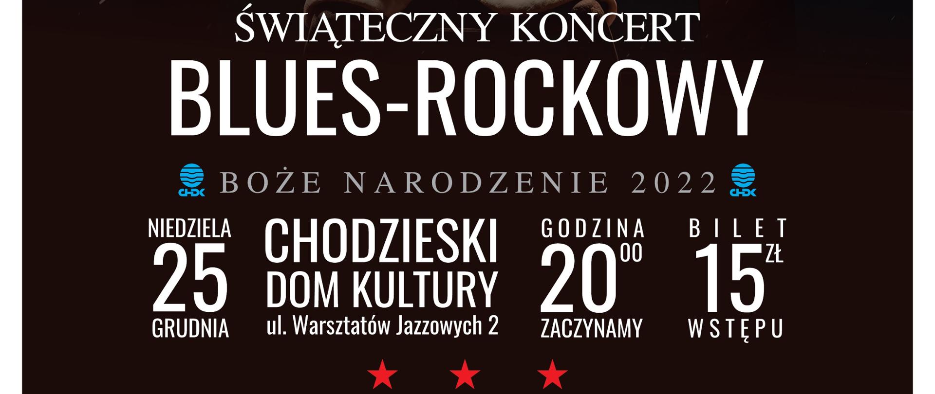 Plakat - świąteczny koncert w Chdk