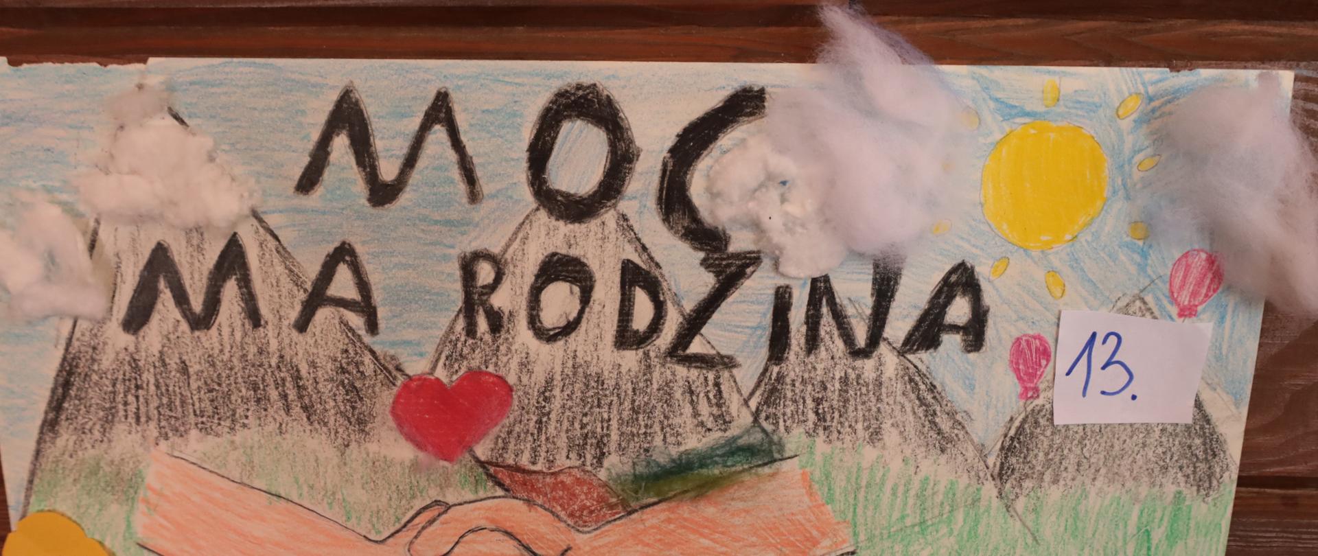 Praca plastyczna "Rodzina ma moc"