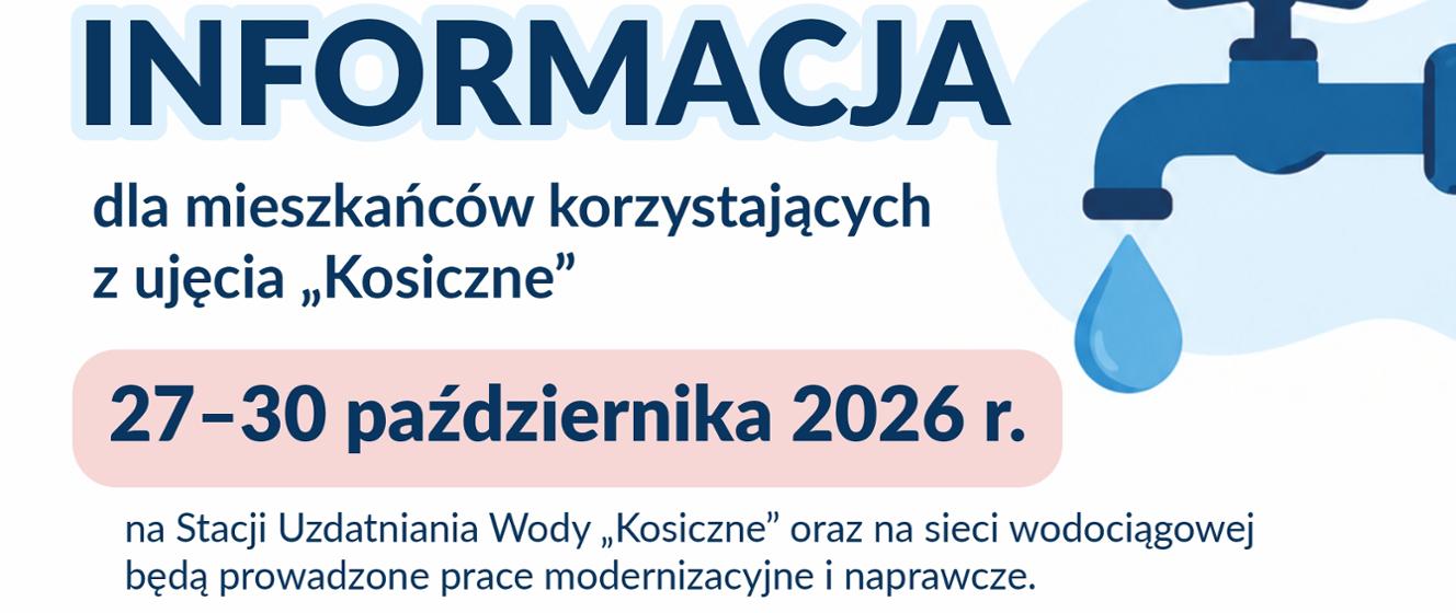 Możliwe utrudnienia w dostawie wody w Rabie Wyżnej