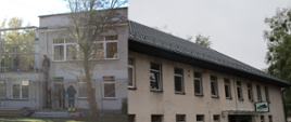 Kolaż zdjęć prezentujący efekt przed i po przebudowy