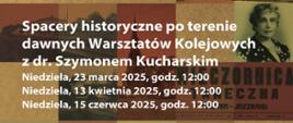 Spacer historyczny po terenie dawnych Warsztatów Kolejowych z dr. Szymonem Kucharskim 