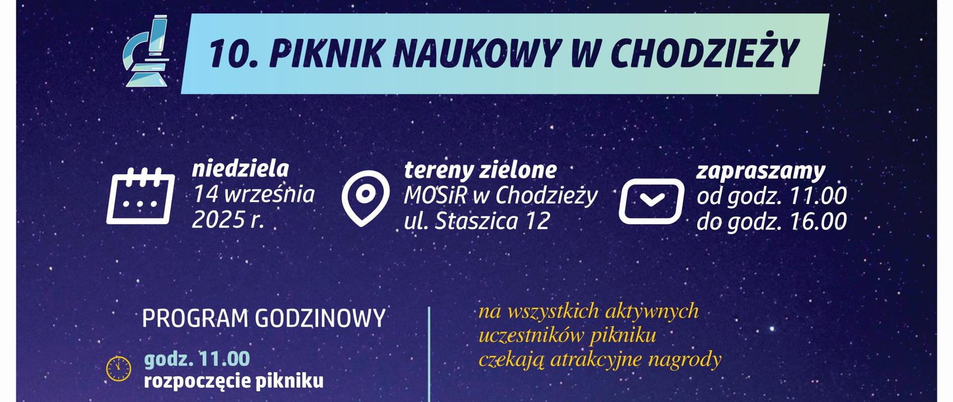 plakat 10.Piknik Naukowy w Chodzieży 
