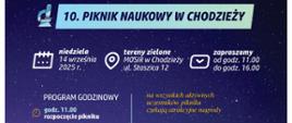 plakat 10.Piknik Naukowy w Chodzieży 