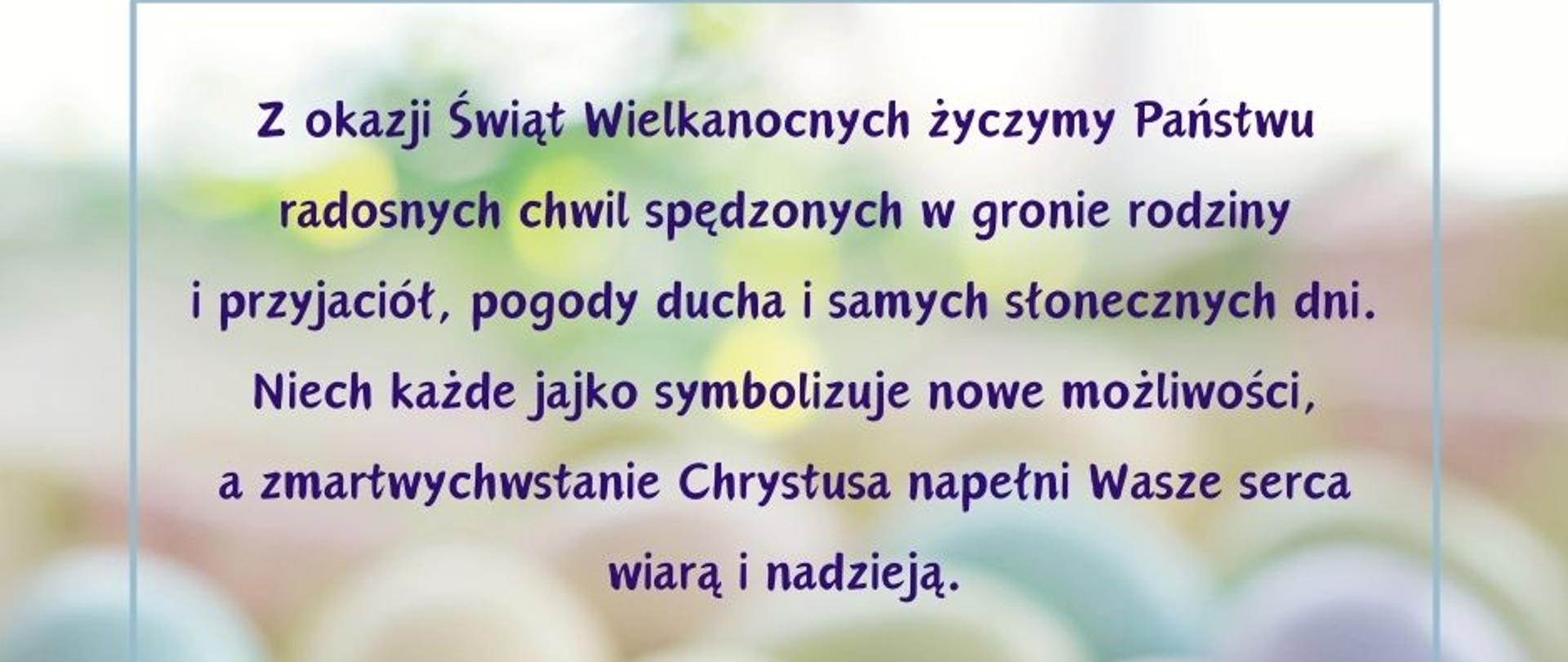 Życzenia Wielkanocne