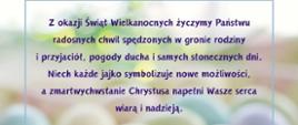 Życzenia Wielkanocne