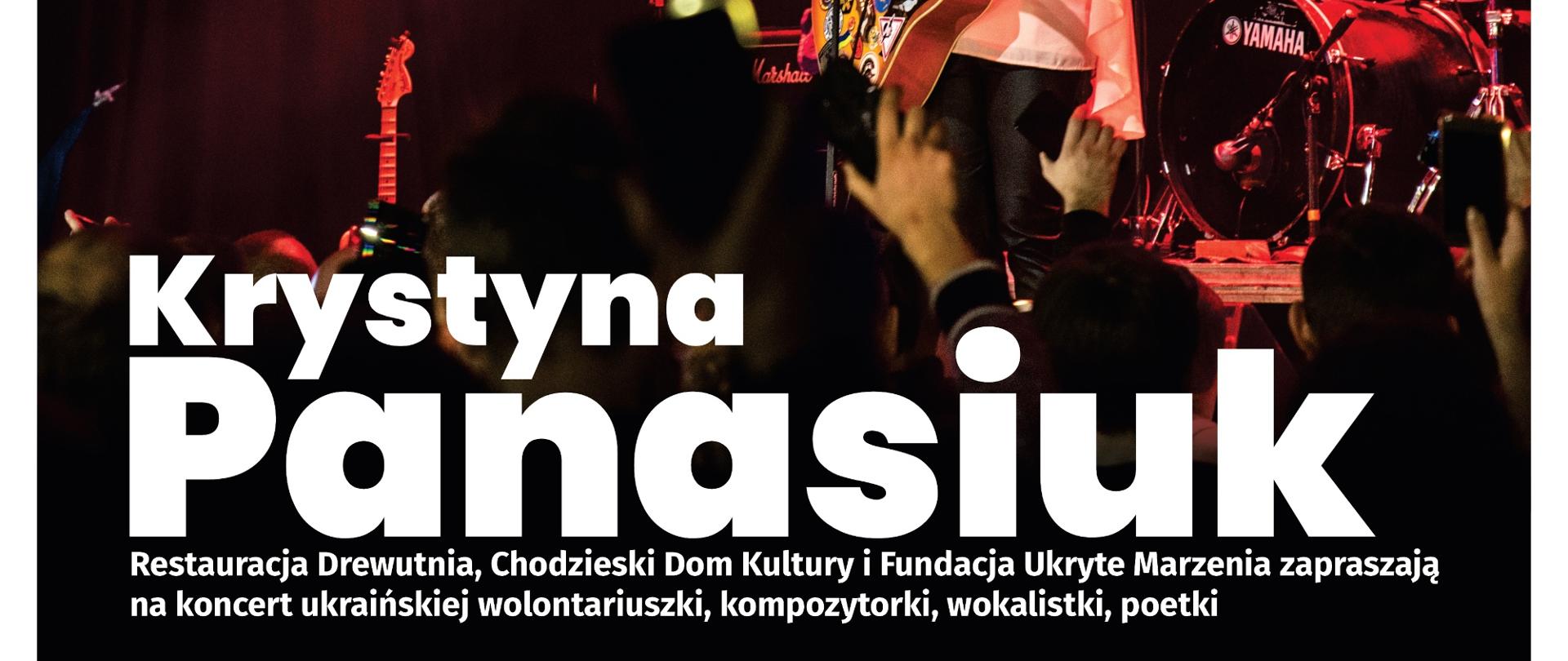 Plakat koncert charytatywny K. Panasiuk 