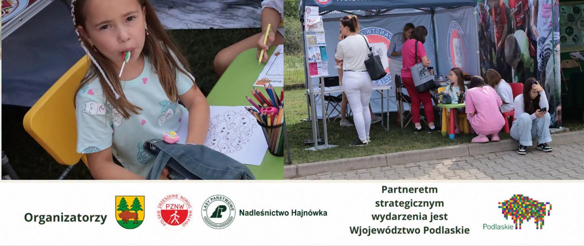Kolaż zdjęć prezentujący atrakcje w Miasteczku Zawodów w poprzednich edycjach Pucharu, u dołu logotypy Organizatorów.